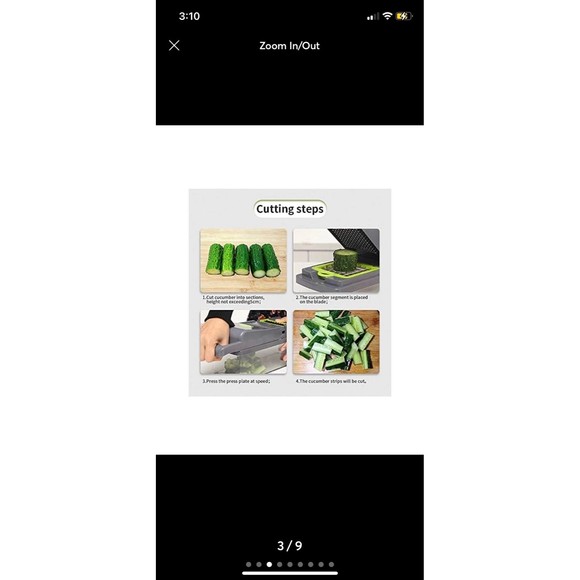 Vegetable Chopper with 2 Interchangeable Dicer Blades - Picture 3 of 9